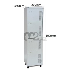 Roupeiro Para Vestiário RGRSP-2/35cm Sobreposto com 2 Portas - com PITÃO - RCH